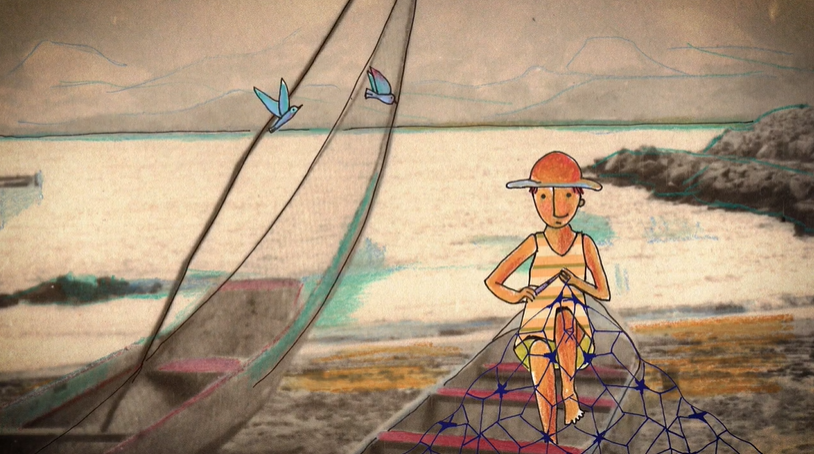 Ilustração de Isabel Galvanese para a animação Ibama. Projeto Treboada. Reprodução