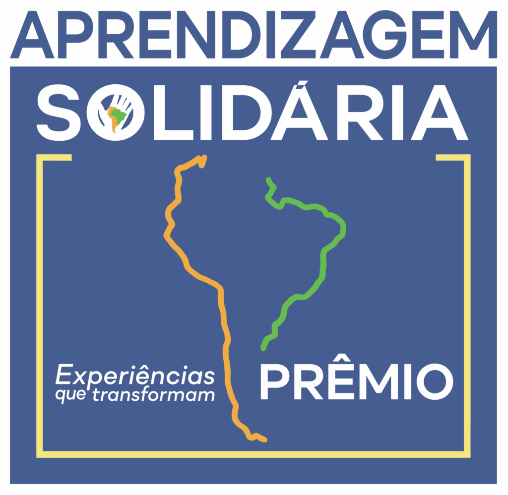 Logomarca do 1º Prêmio de Aprendizagem Solidária - Experiências que transformam.