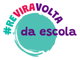 Logomarca da campanha Reviravolta da Escola.