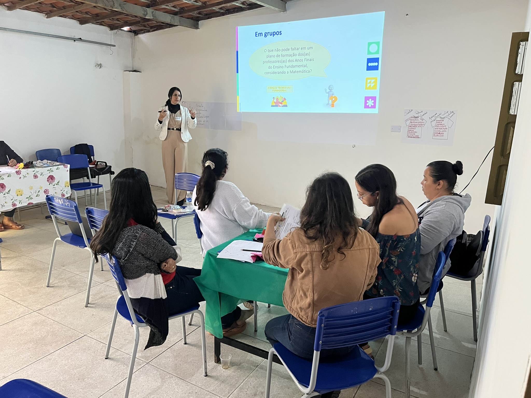 Formação em Barrocas (BA) do projeto Desenvolvimento Escolar / Cenpec.